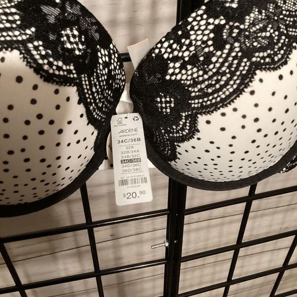 Polka Dot Lace Bar (Pushup) B291 - Picture 3 of 3